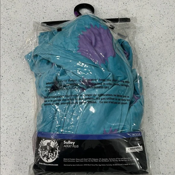 Spirit Monsters Inc. Sulley Hooded Dress - Blue and Purple - Picture 4 of 7